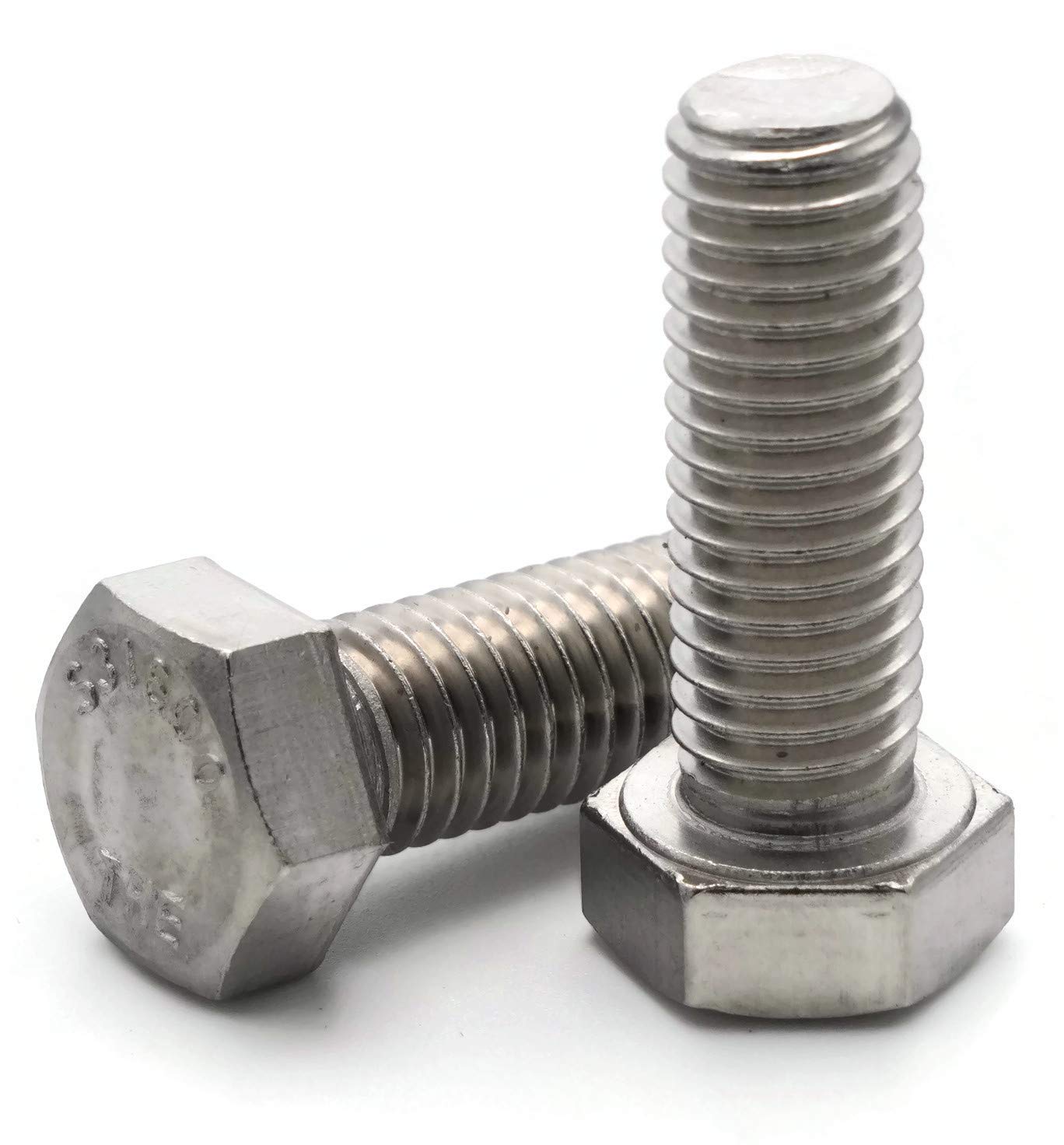 Amazon.com: Hex Cap Screws 316 Stainless Steel - 3/8-16 x 1-1/4 Full Thread Qty-25 : Industrial & Scientific Amazon.com: Hex Cap Screws 316 Stainless Steel - 3/8-16 x 1-1/4 Full Thread Qty-25 : Industrial & Scientific