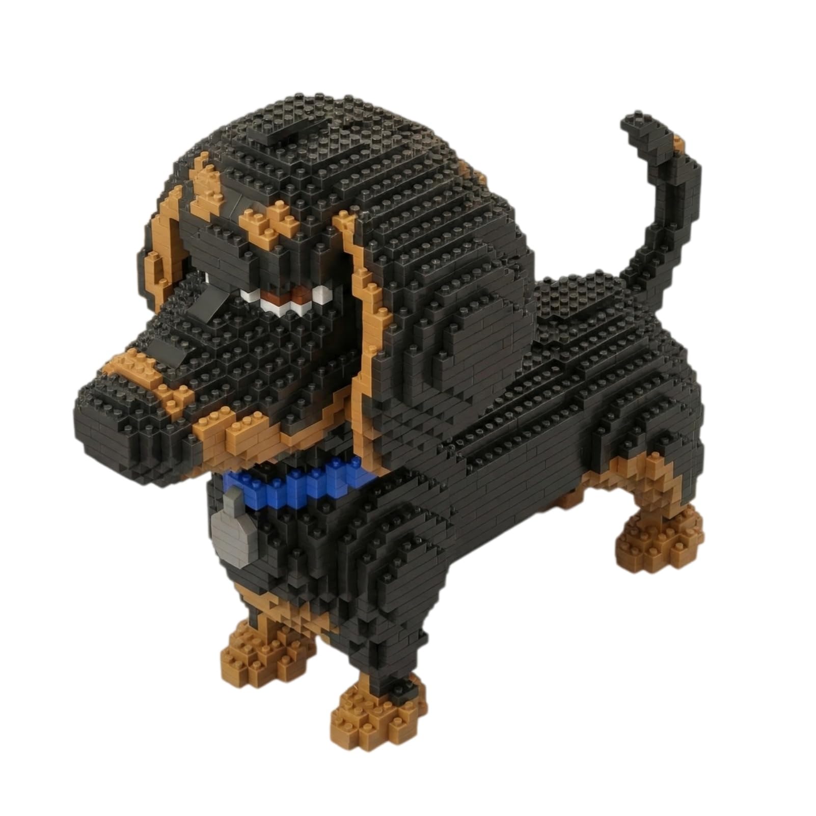 1930+ Pieces Micro Dachshund​ Building Blocks Set, DIY​ Mini Bricks​ Adult Construction Toy, For Home Display, Office Decoration, And Gift Giving