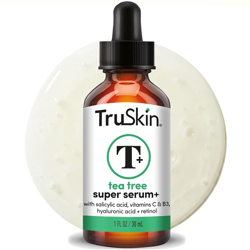 Sérum facial TruSkin com óleo de melaleuca, ácido salicílico e retinol, 30 mL
