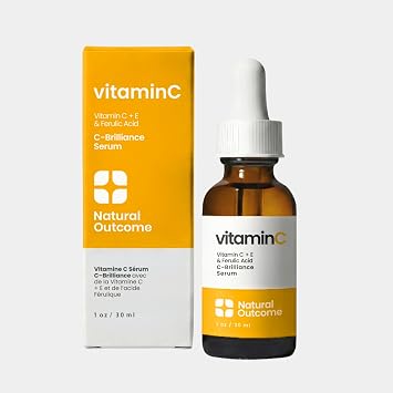 Vitamin C Serum with Vitamin E & Ferulic Acid | Anti-Aging Radiance Restoring Facial Serum | Powerful Antioxidant Lift Fine lines, Wrinkles, Sunspots | Firms & Hydrates Skin | 1 Oz