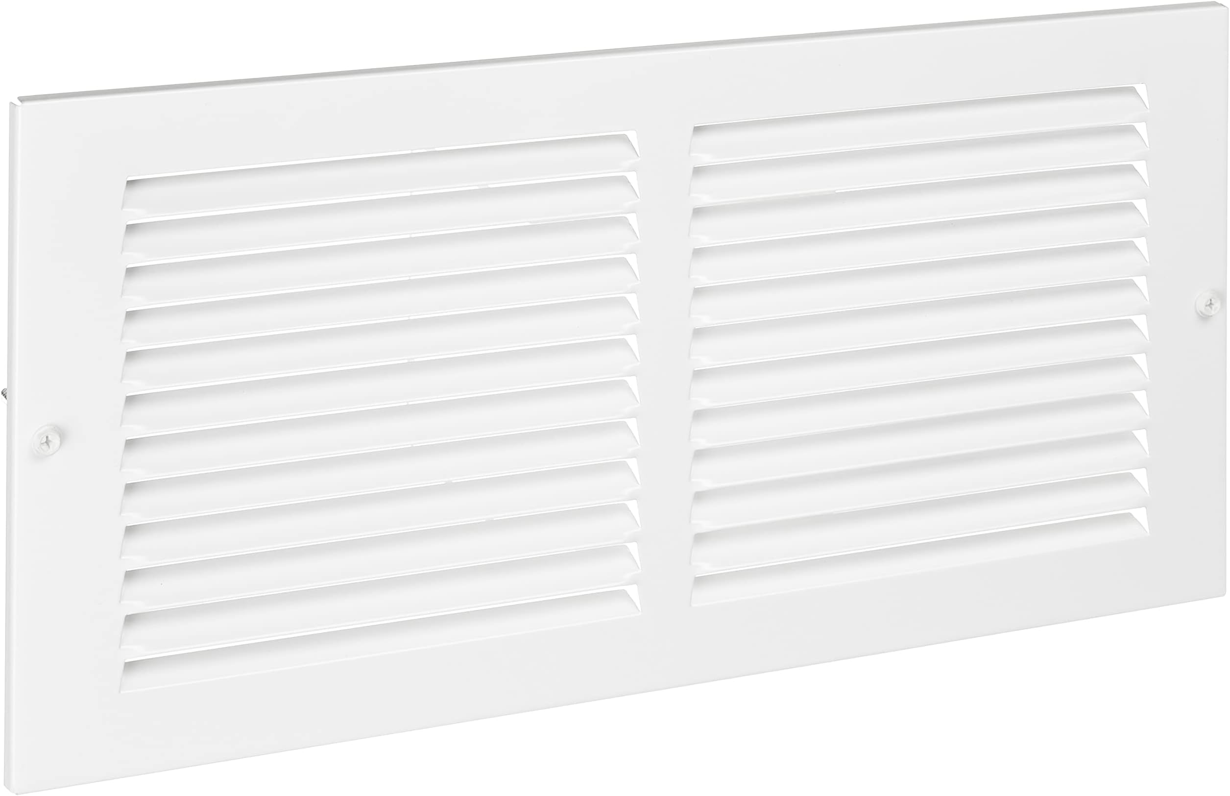 SMI Ventilation Victorian Style Cold Air Return Grille - 6x28 Inch Wall Mount, Polymer Resin, White - View #6