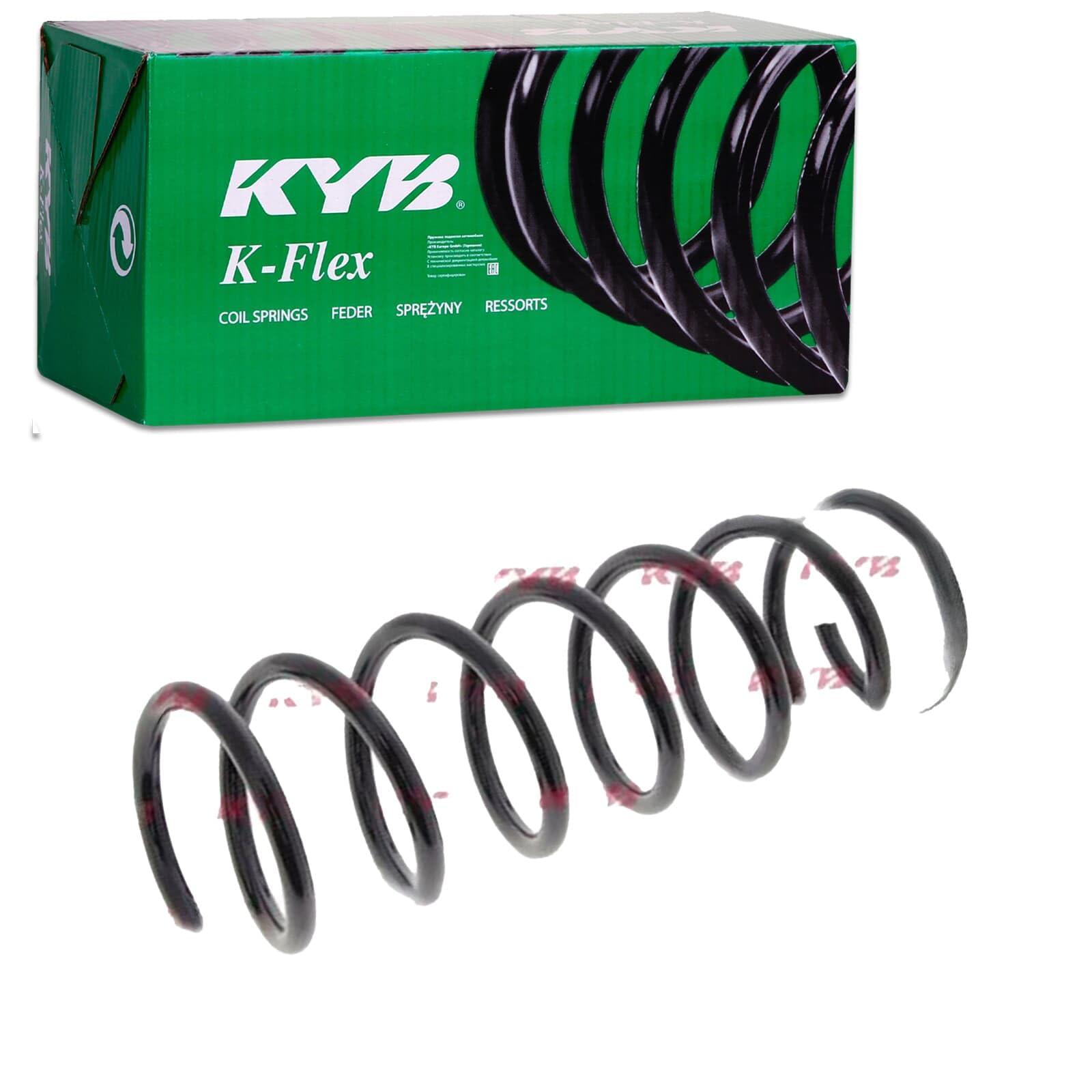 KYB 2x Muelle de suspensión Eje trasero Compatible con MAZDA 3 Sedán BK Longitud:353mm Diámetro exterior:108mm RA6410