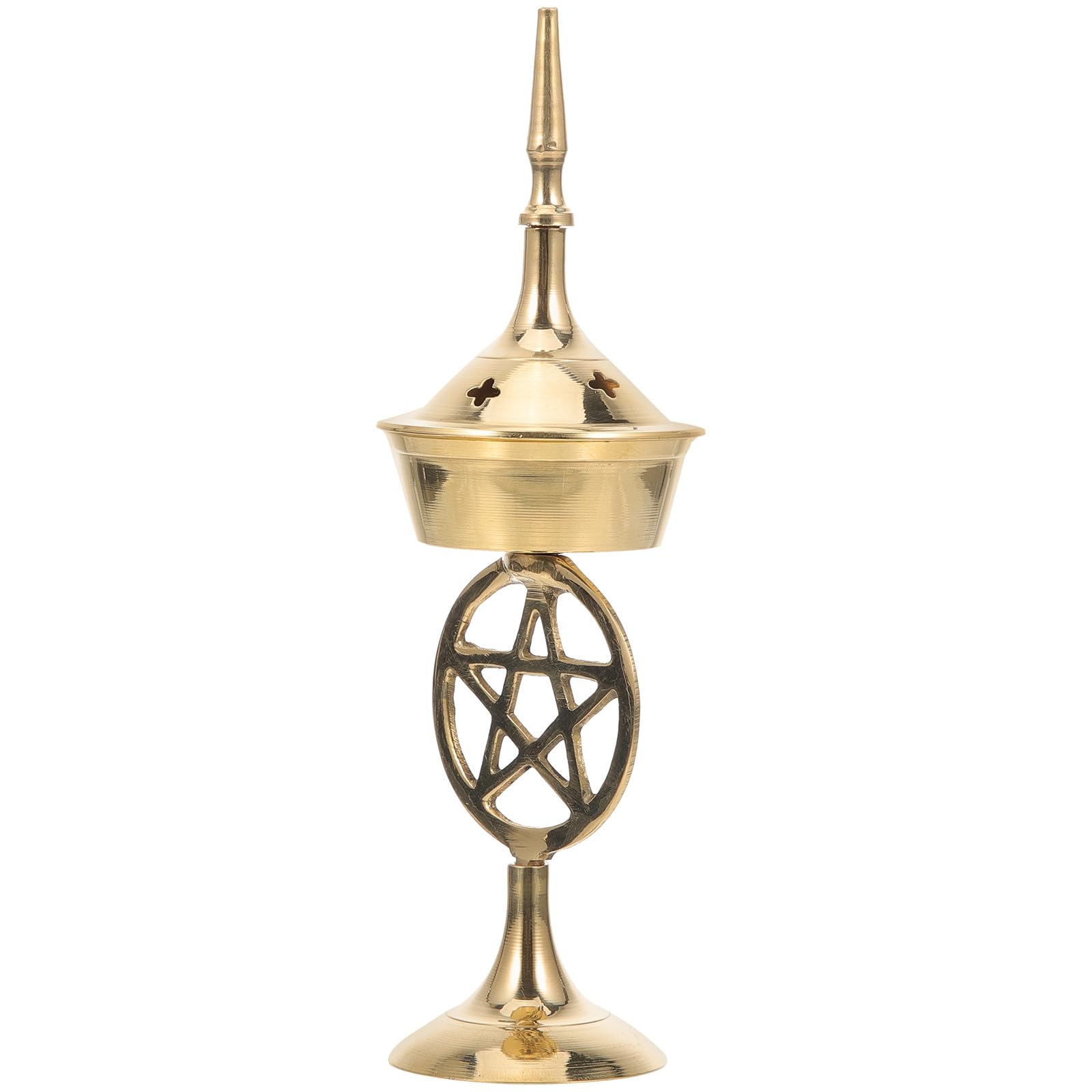 Porte-parfum laiton vintage Healeved, objet de contemplation magique