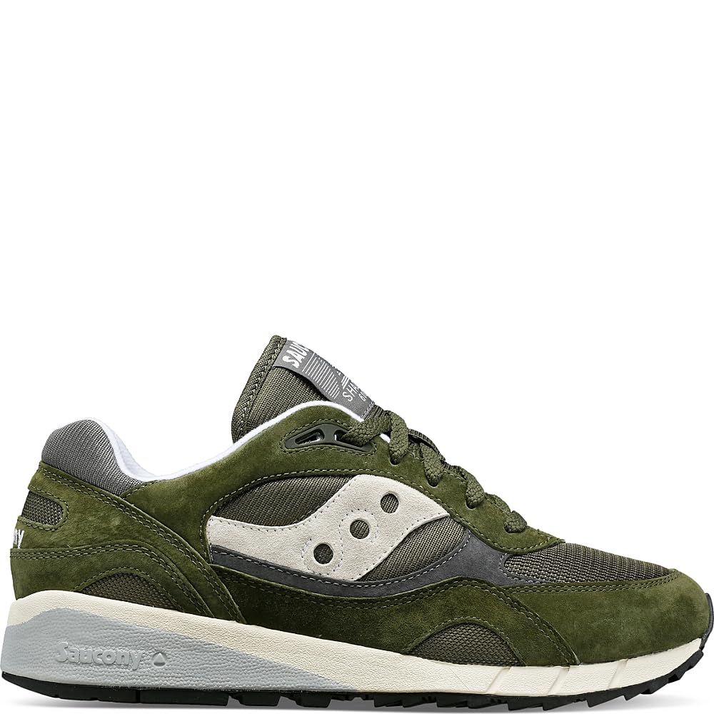 Saucony Unisex Shadow 6000 Trainers, Green Grey, 8.5 UK