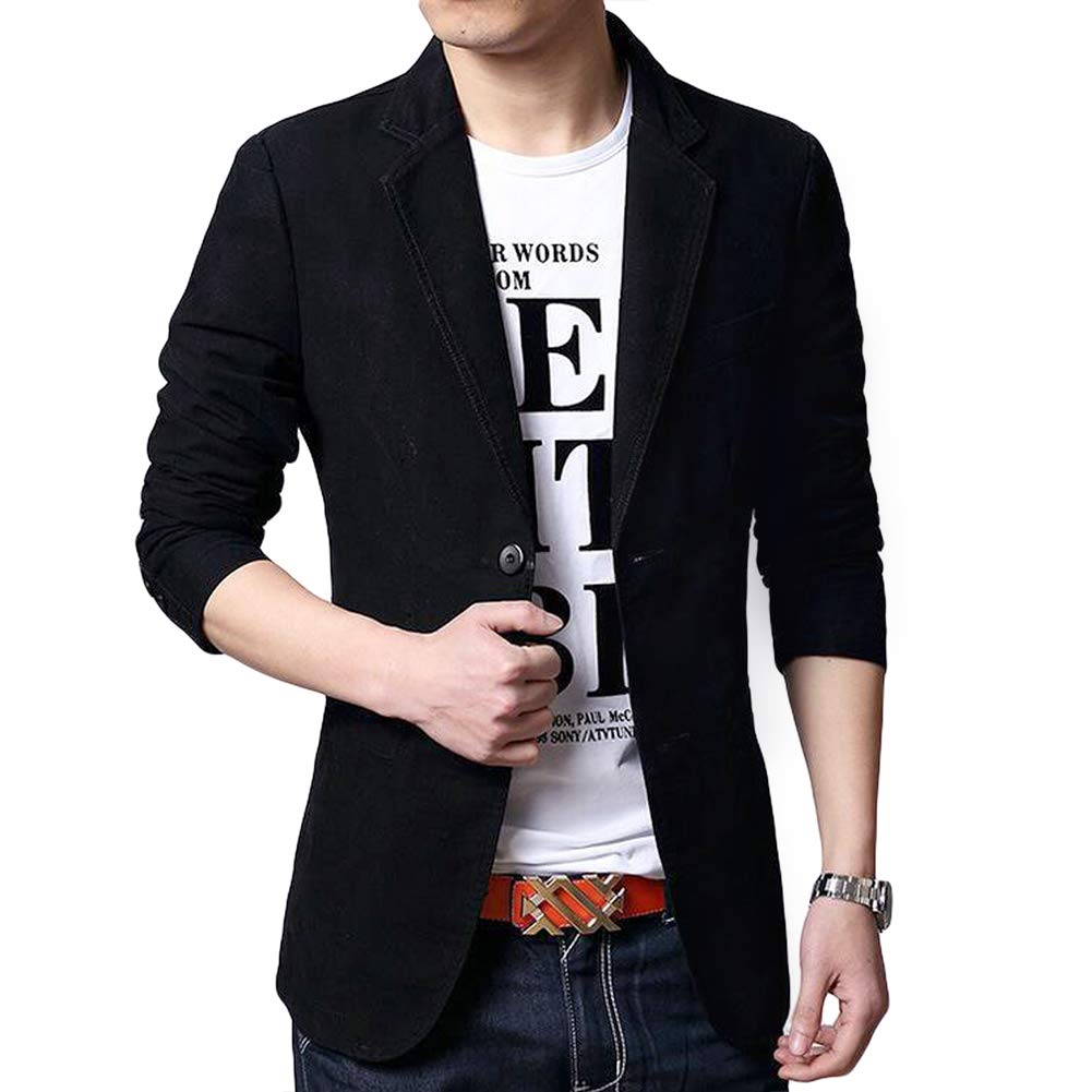 Cloudstyle Mens Casual 2 Buttons Slim Fit Jacket Lightweight Formal Business Blazer Sport Coat