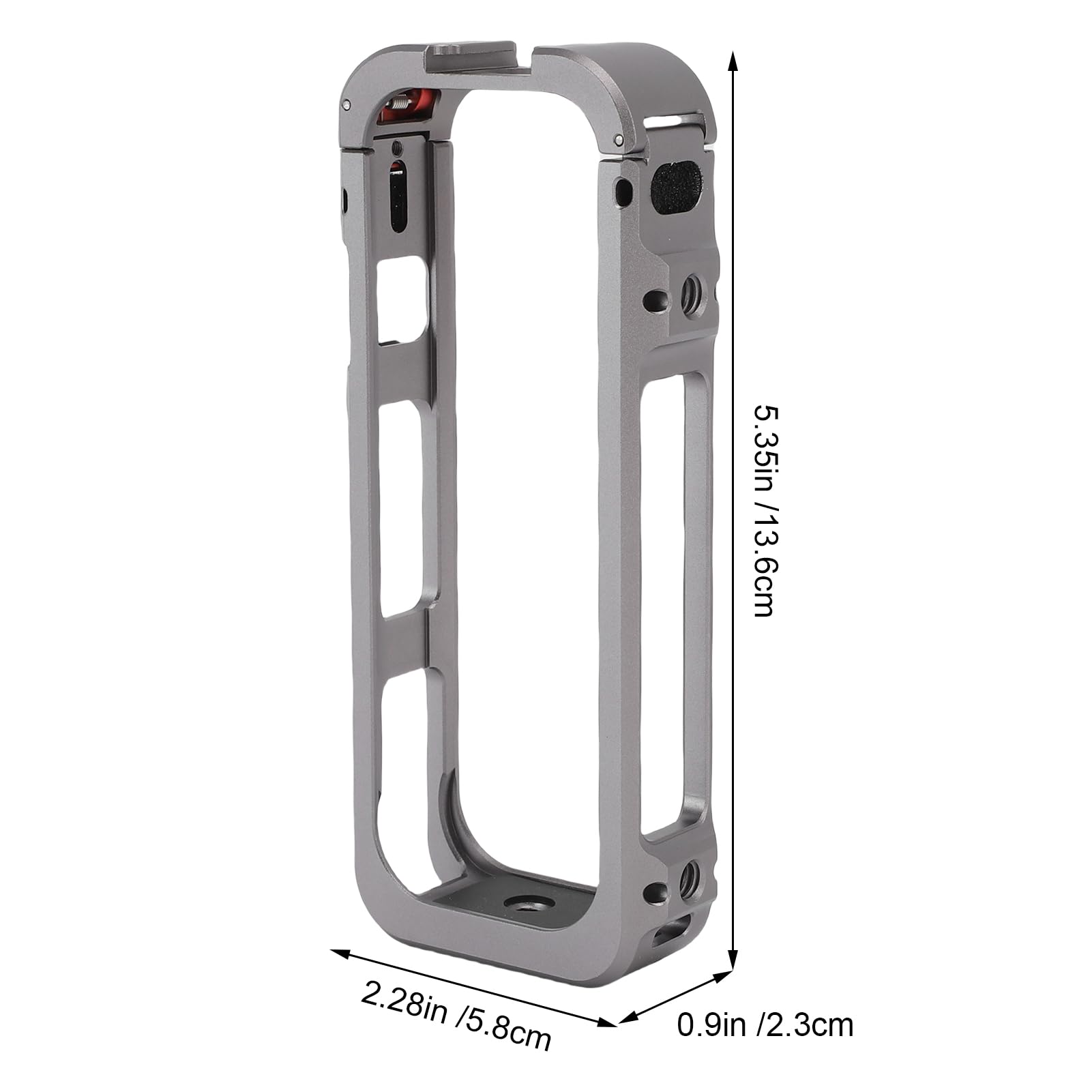 Pongnas Marco Protector de Metal X5 con Zapata Fría y Monturas de Rosca