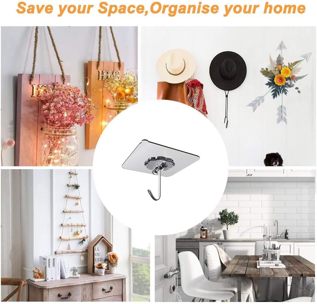 Adhesive Hooks Kitchen Wall Hooks Hanger