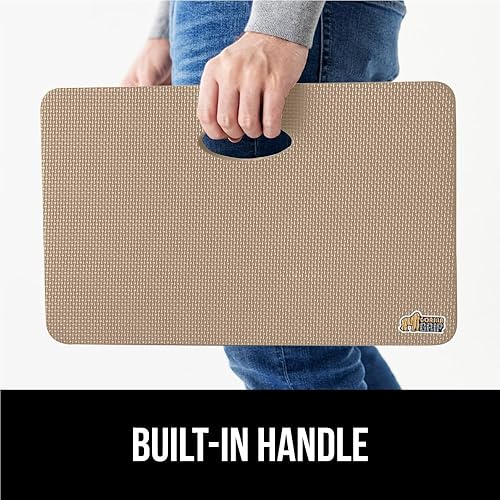Vista 53 de Gorilla Grip - Tapete original grueso de alta calidad para arrodillarse, ideal para jardinería, trabajar en el patio, yoga, para arrodillarse