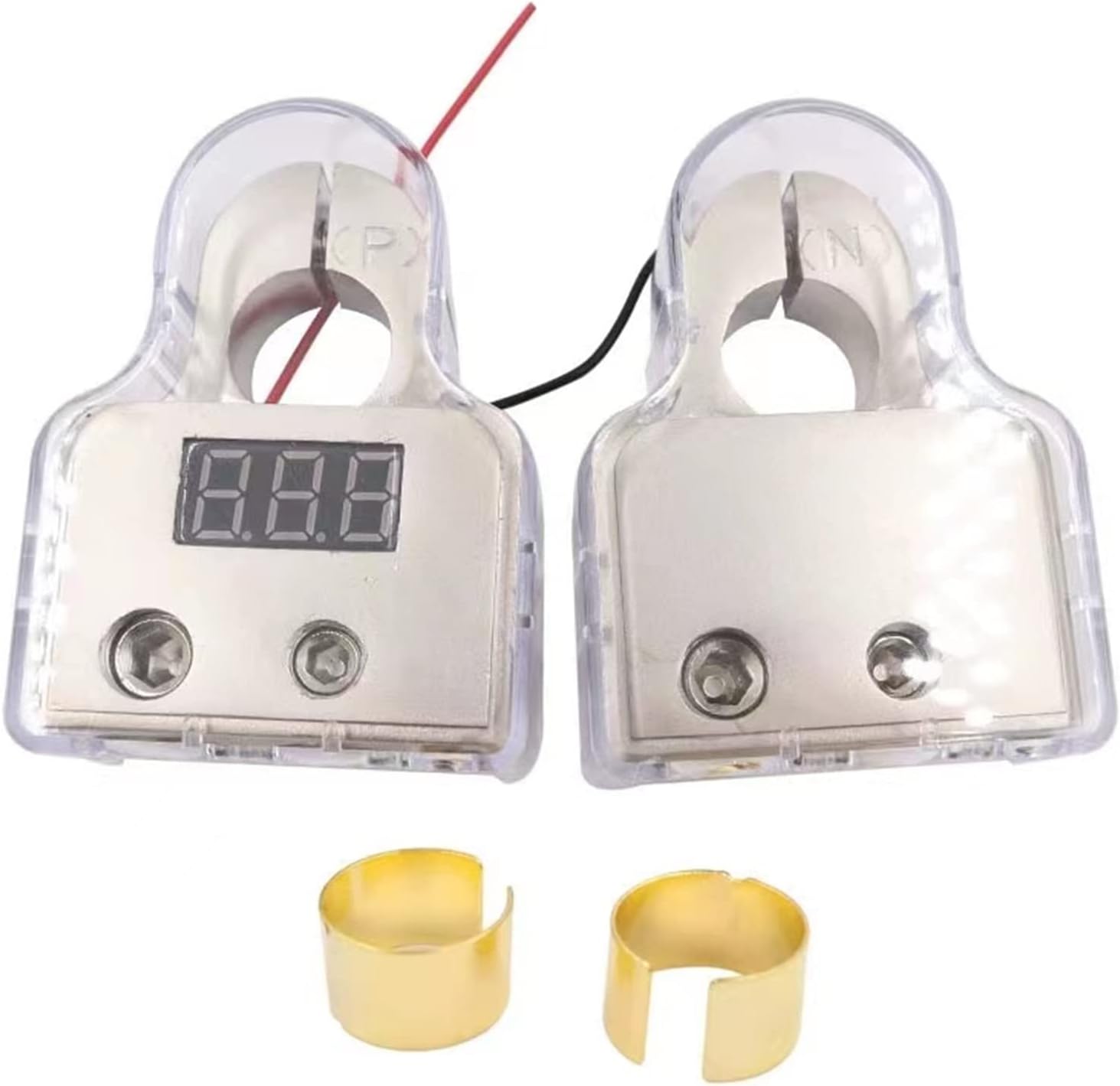 Car Audio Refitting Head Installation Battery Terminal Strip Display