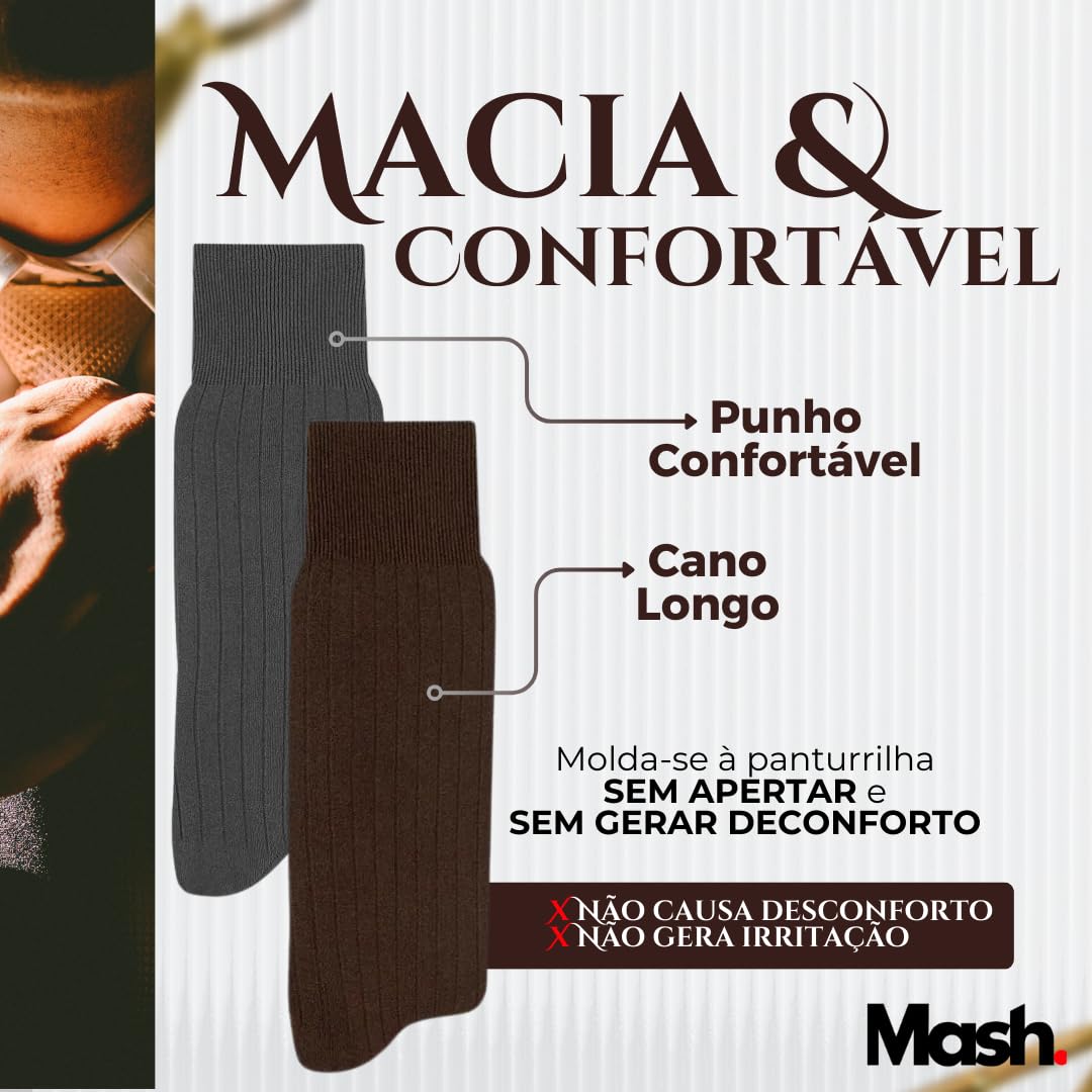 Kit 06 Meia Social Mash Poliamida Cano Longo Canelada em promoção! Veja a oferta e mais achadinhos de Moda íntima 4 Hoje é o melhor dia para comprar Kit 06 Meia Social Mash Poliamida Cano Longo Canelada com aquele preço maroto! Promoção! Aproveite a oferta! 4