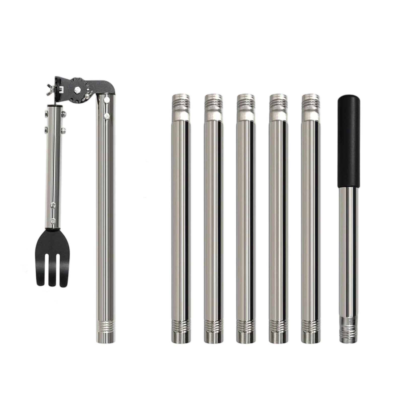 fexxkg Efficient Gutter Tool With Telescopic Rod For Easy Roof Drain Maintenance