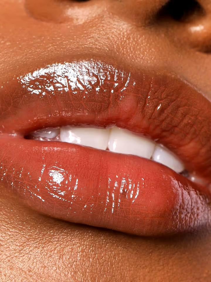 REFY Lip Gloss - Dusk (Dark, mahogany pink) + Bonus Premium Korean Hydrating Sheet Masque