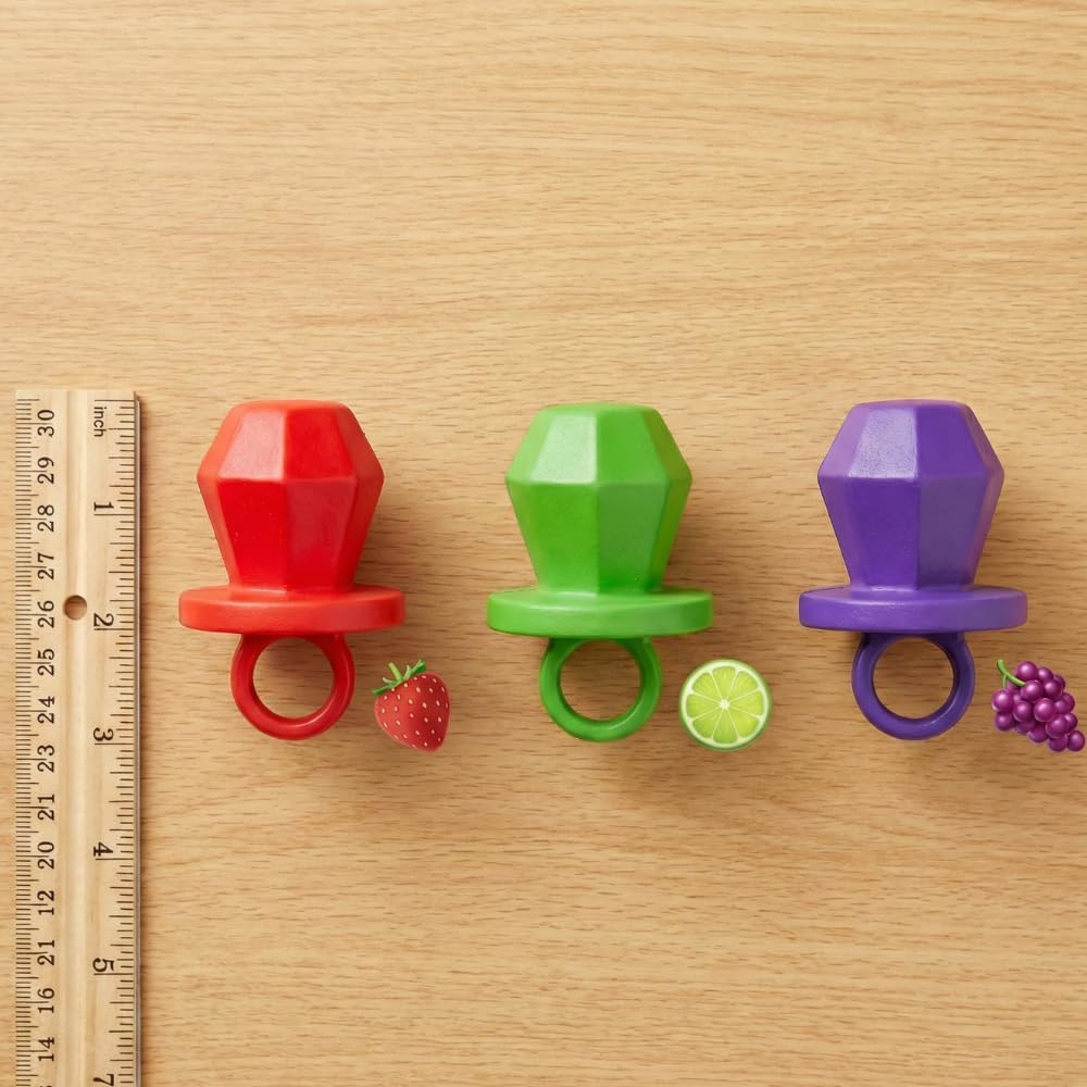 RingPop Squishy Toys – Scented Stress Relief Fidget Toys for Kids – Pack of 3 (Red, Green & Purple) by Incredible Group