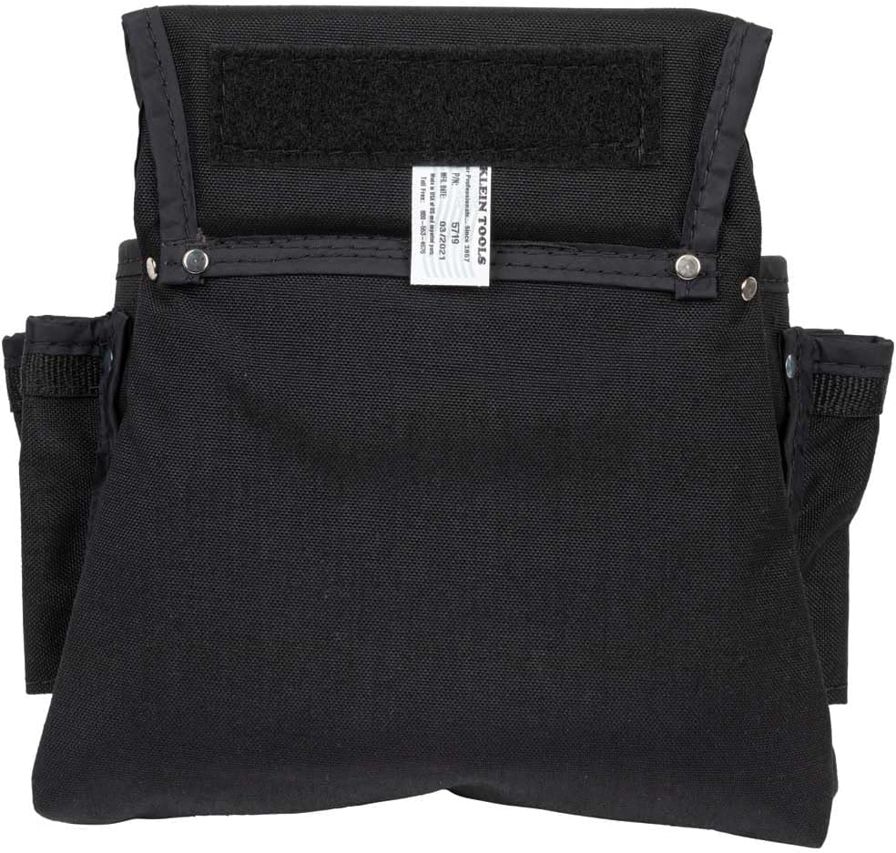 Klein Tools 5719 Tool Pouch, Powerline Series Utility Pouch Fits Tool Belts up to 2.5-Inch, Strong Rivet Reinforced Stitching, 18-Pocket - Image 12