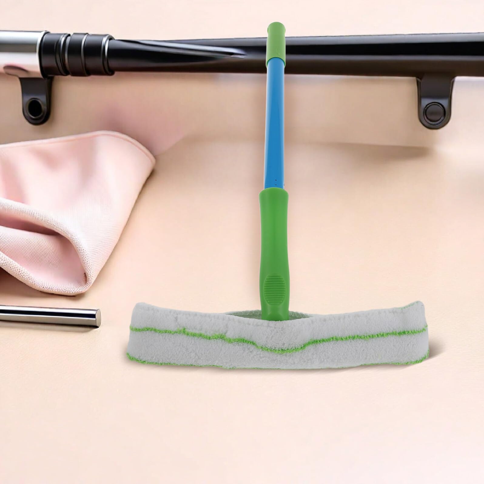 GARVALON Kit 2 Pezzi Tergivetro in Microfibra 30 CM Panni in Microfibra per Pulizia Auto Asciugamani per Lavaggio e Veicoli Strumento per Vetri e Cura Interni Auto