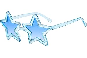 New Halloween Personality Star Sunglasses (Blue-Blue)