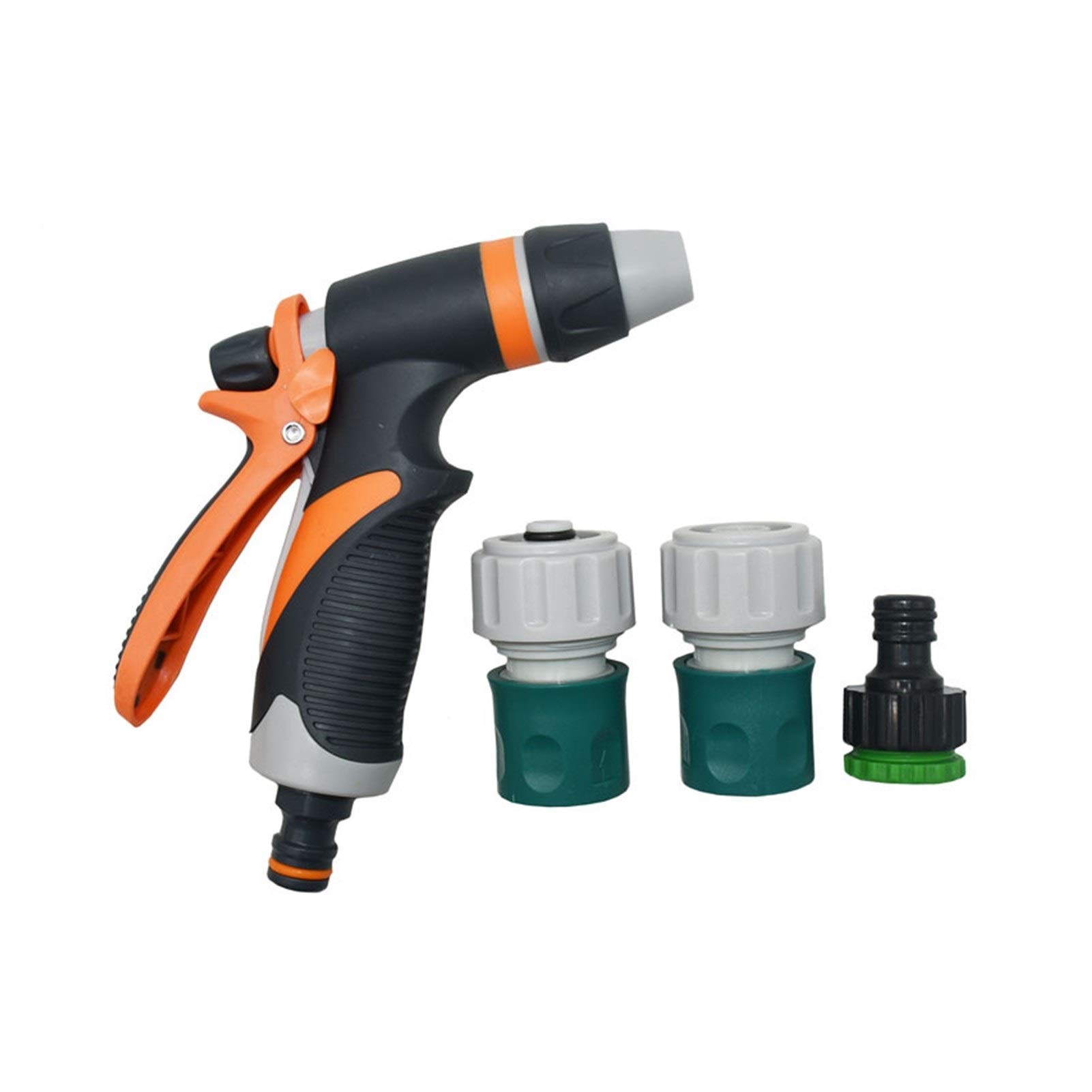 Złącze węża Schnellanschluss Gartenschlauch Spray Rasen Bewässerung Multifunktionale Myjnia samochodowa Hochdruck-Wassergewehr 1/2 3/4 Schlauch Zraszacz Garten 1 zestaw (kolor: niebieski)(1i2 Hose)