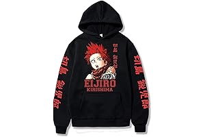 Anime Kirishima Eijiro Hoodie - Unleash the Fiery Spirit