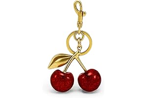 Glitter Cherry Bag Charm: A Statement Accessory for Your Bag