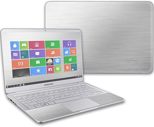 MightySkins - Skin compatible con Samsung Notebook 9 de 13 pulgadas (2017) - Adhesivo de acero frío