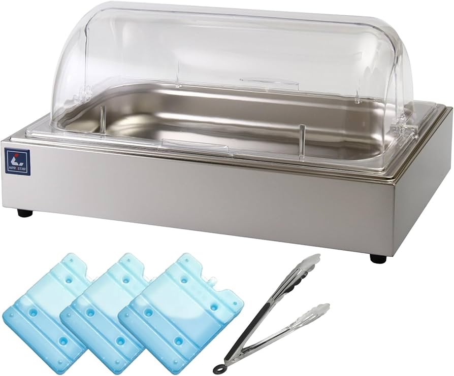 【値下げしました】保冷コールドチェーフィングディッシュ Amazon.co.jp: コールド チェーフィングディッシュ ステンレスタイプ