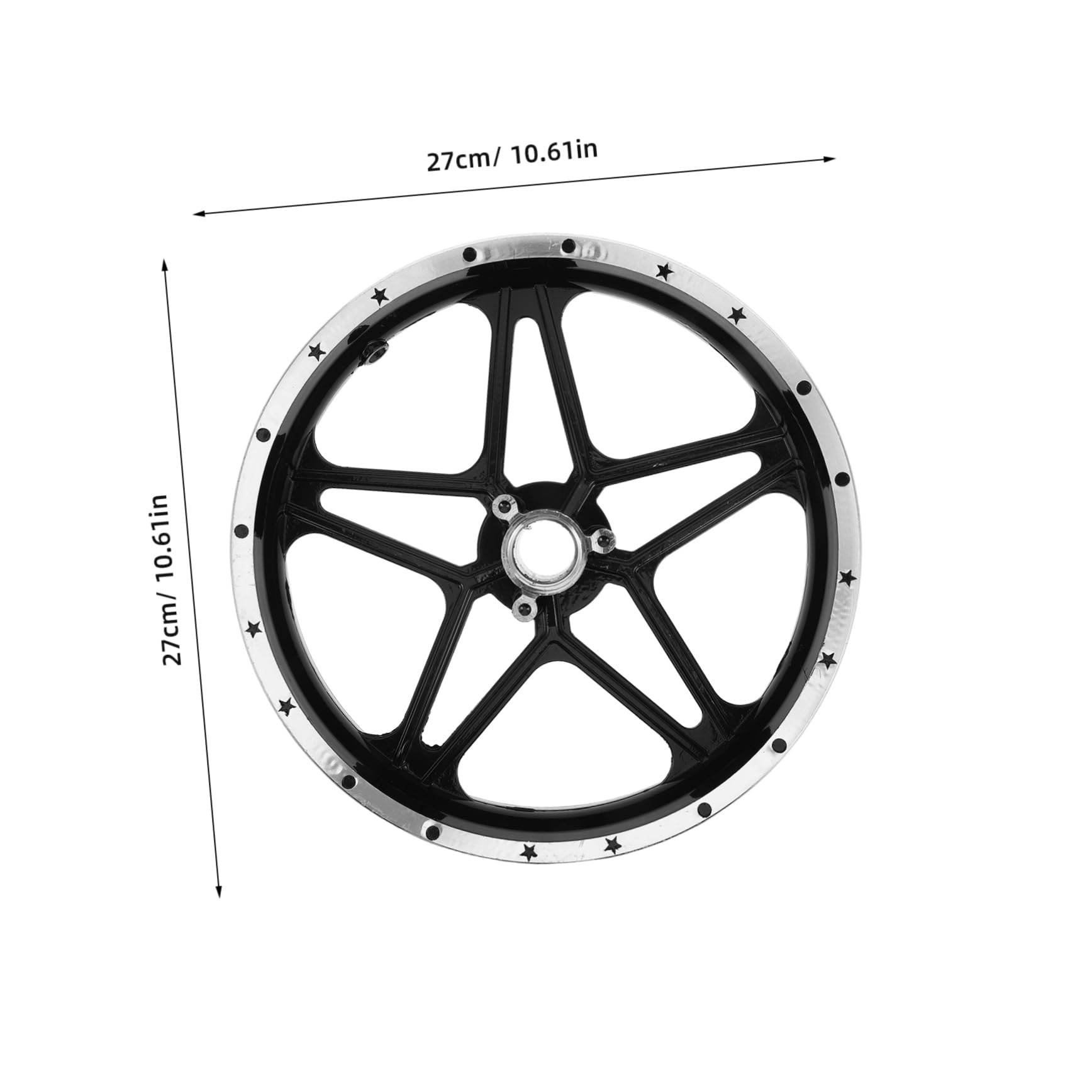 Didiseaon Reemplazo De Rueda Trasera Minimoto 47/49cc 2.50-10 Robusta Aleación De Aluminio