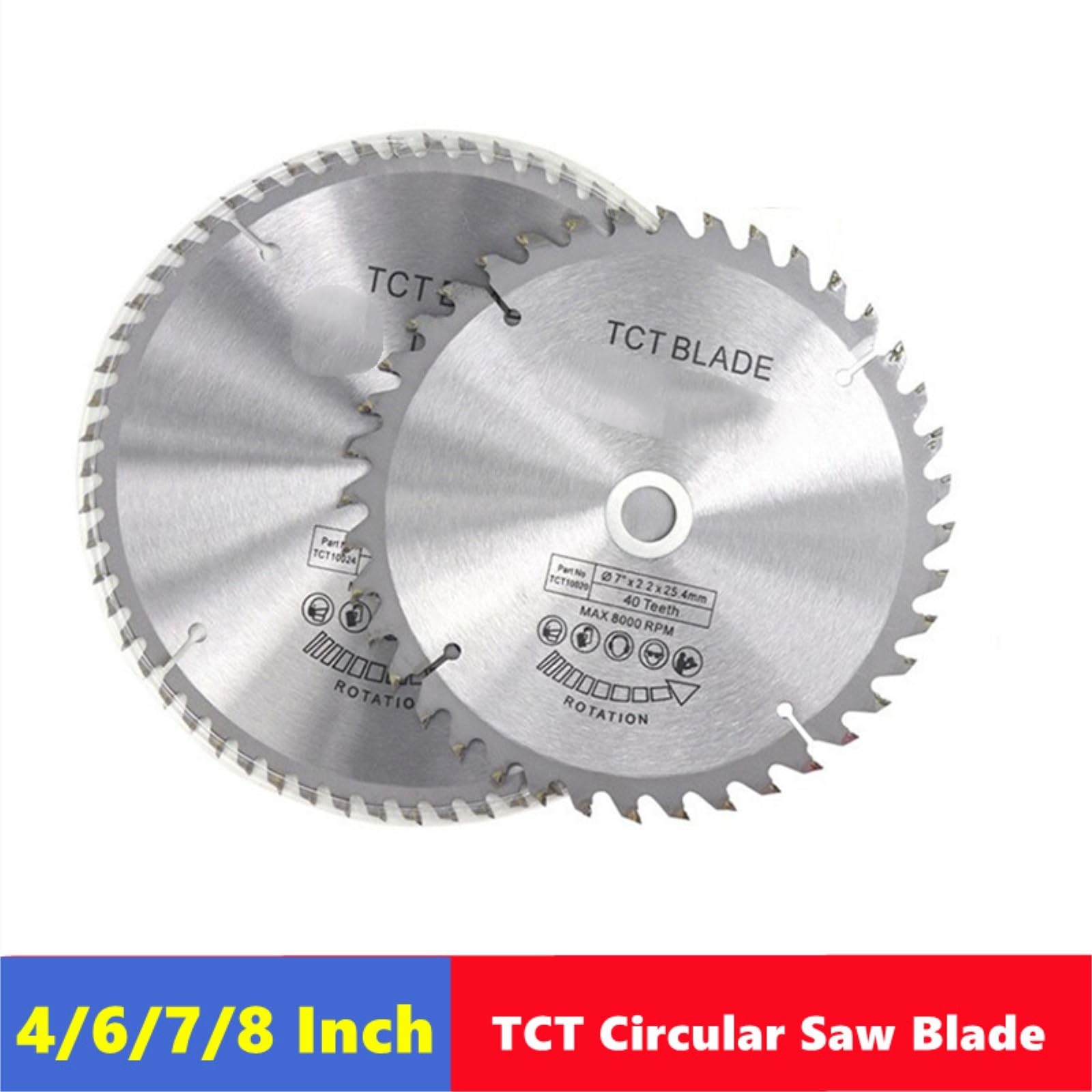 Brzeszczot do cięcia metalu 1PC TCT brzeszczot do drewna 4/6/7/8 cali 30T/40T/60T wielofunkcyjna okrągła tarcza tnąca narzędzi cięcia(4 Inchx1.8x20x30T)