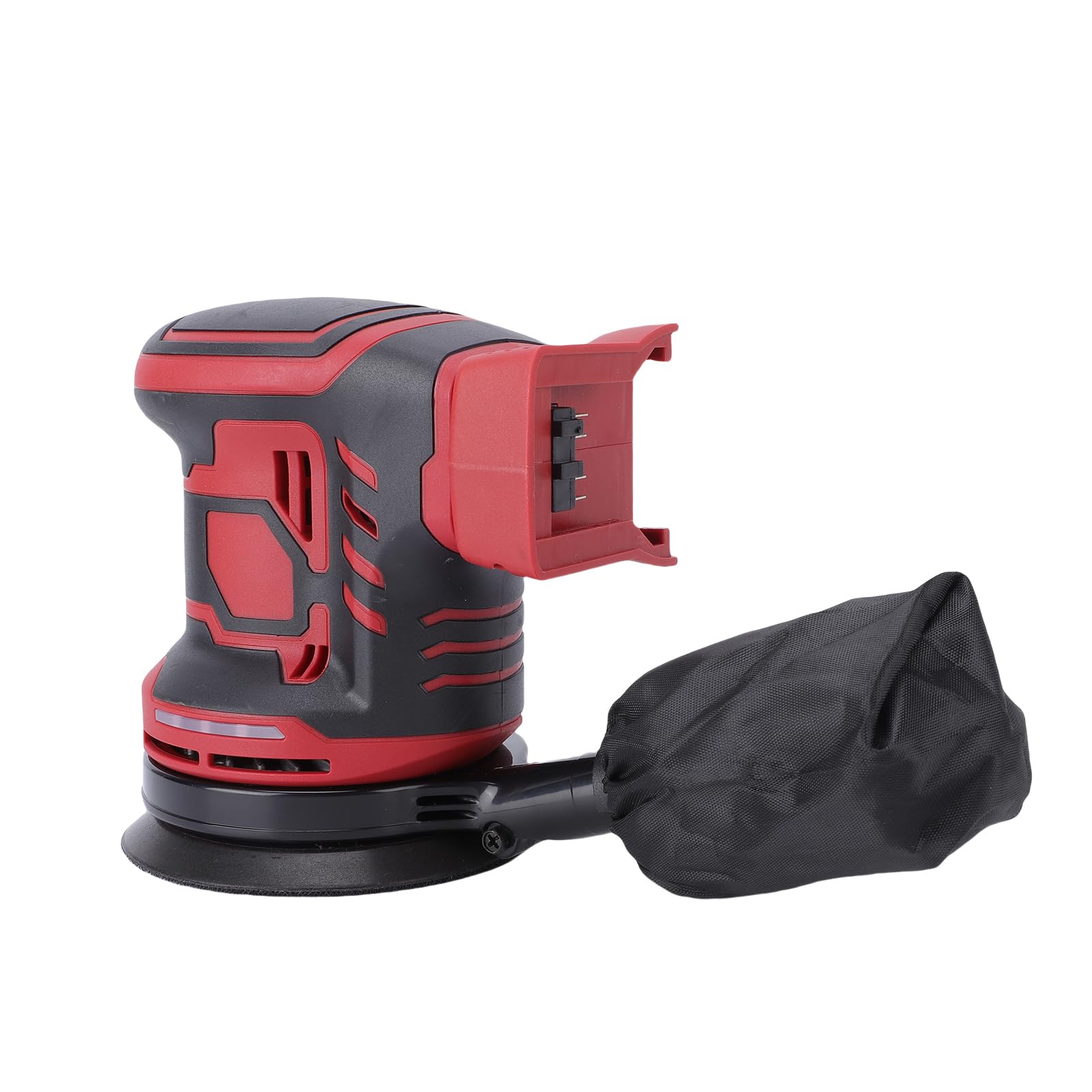 Hyuduo Miwok Lijadora Pulidora Inalámbrica de 18 V, Motor de 300 W con 3 Velocidades 7000 9500 11000 RPM, Lijadora de 125 Mm y 5 Pulgadas para Pulido de Pintura de Muebles de Metal y