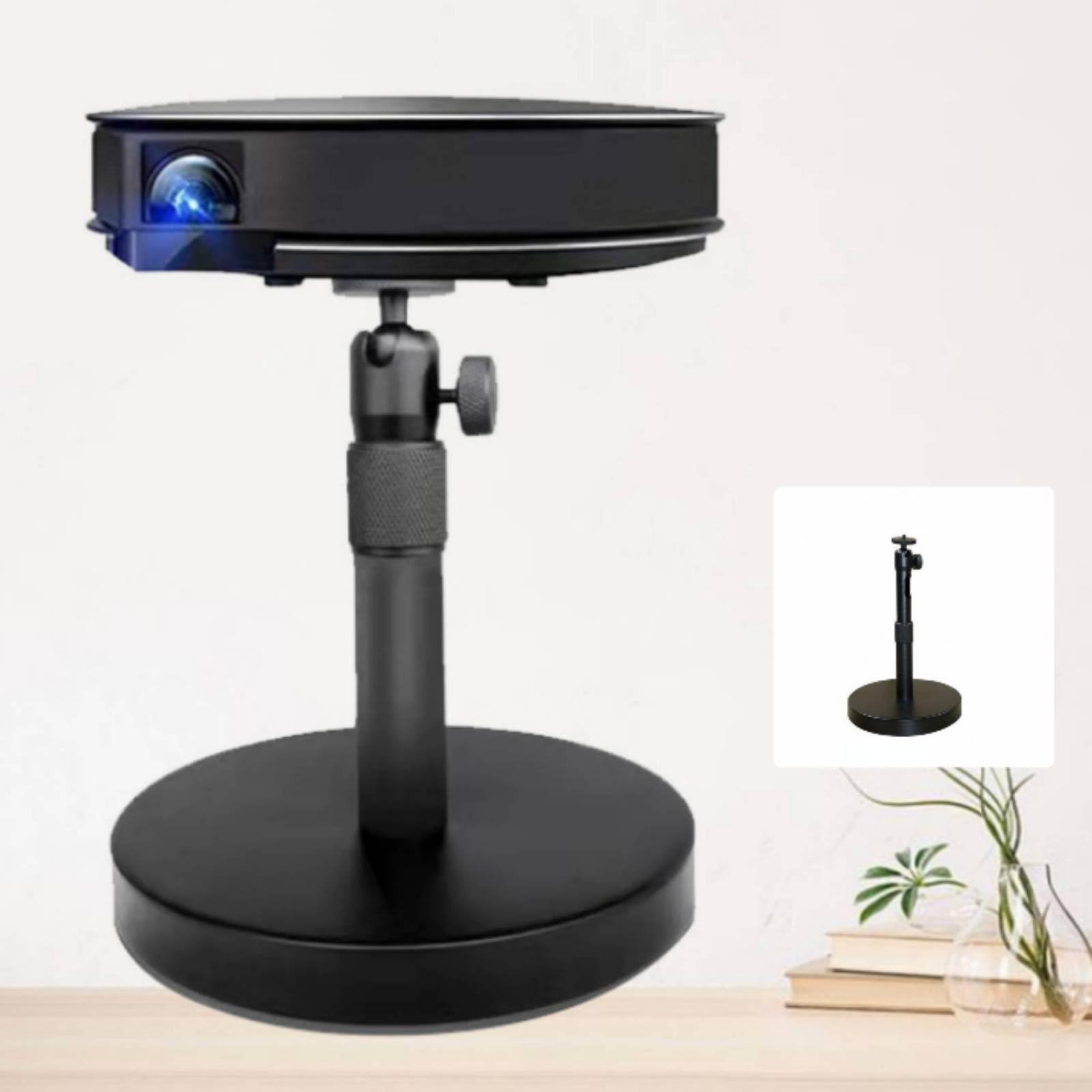 Supporto Proiettore da Parete Staffa Braccio Base Struttura in Metallo Lega di Alluminio con Testa Rotabile