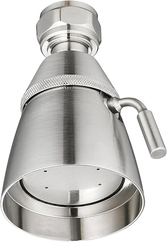 Miniatura 10 de APLusee - Cabezal de ducha de alto flujo, cabezal de ducha de latón macizo con junta giratoria, cabezal de ducha de baño de repuesto ajustable de