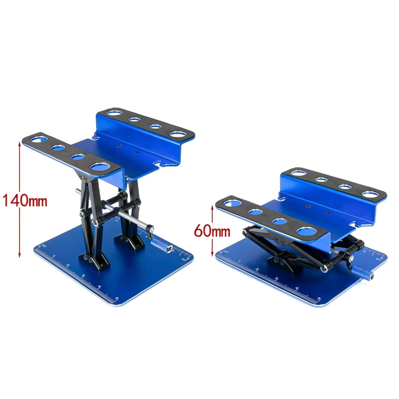para TRX4 para Redcat para Axial para Arrma para Slash 1/10 1/8 1/12 Estación Reparación Automóviles RC Soporte Trabajo Conjunto Altura Ajustable Plataforma Piezas