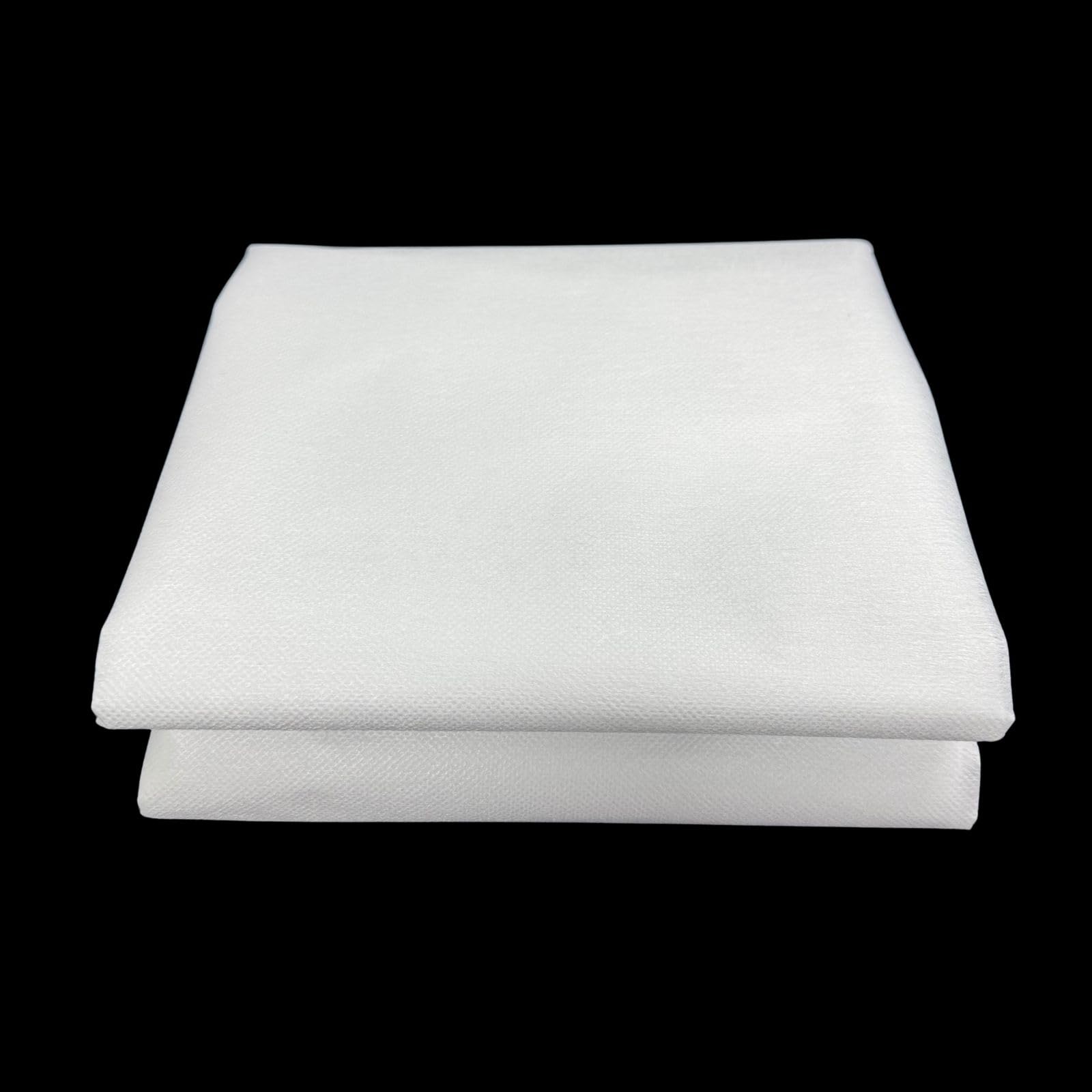 Angyang23 White Sew-In Non-Fusible Interfacing Light/Medium Weight For Sewing Quilting Craft Embroidery 39" X 2Yd