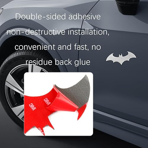 Miniatura 5 de Calcomanías de carrocería automotriz, calcomanías decorativas antiarañazos para automóvil, calcomanías de murciélago de automóvil, calcomanías de