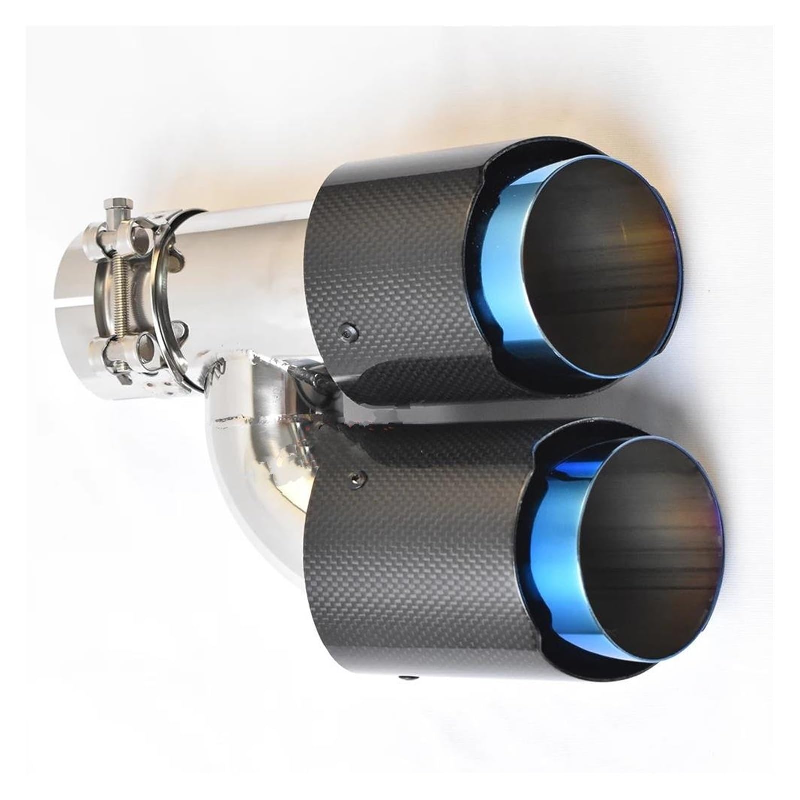 Auspuff-Endrohr Matt Carbon - Edelstahl Auspuffblende Für Auto-Tuning