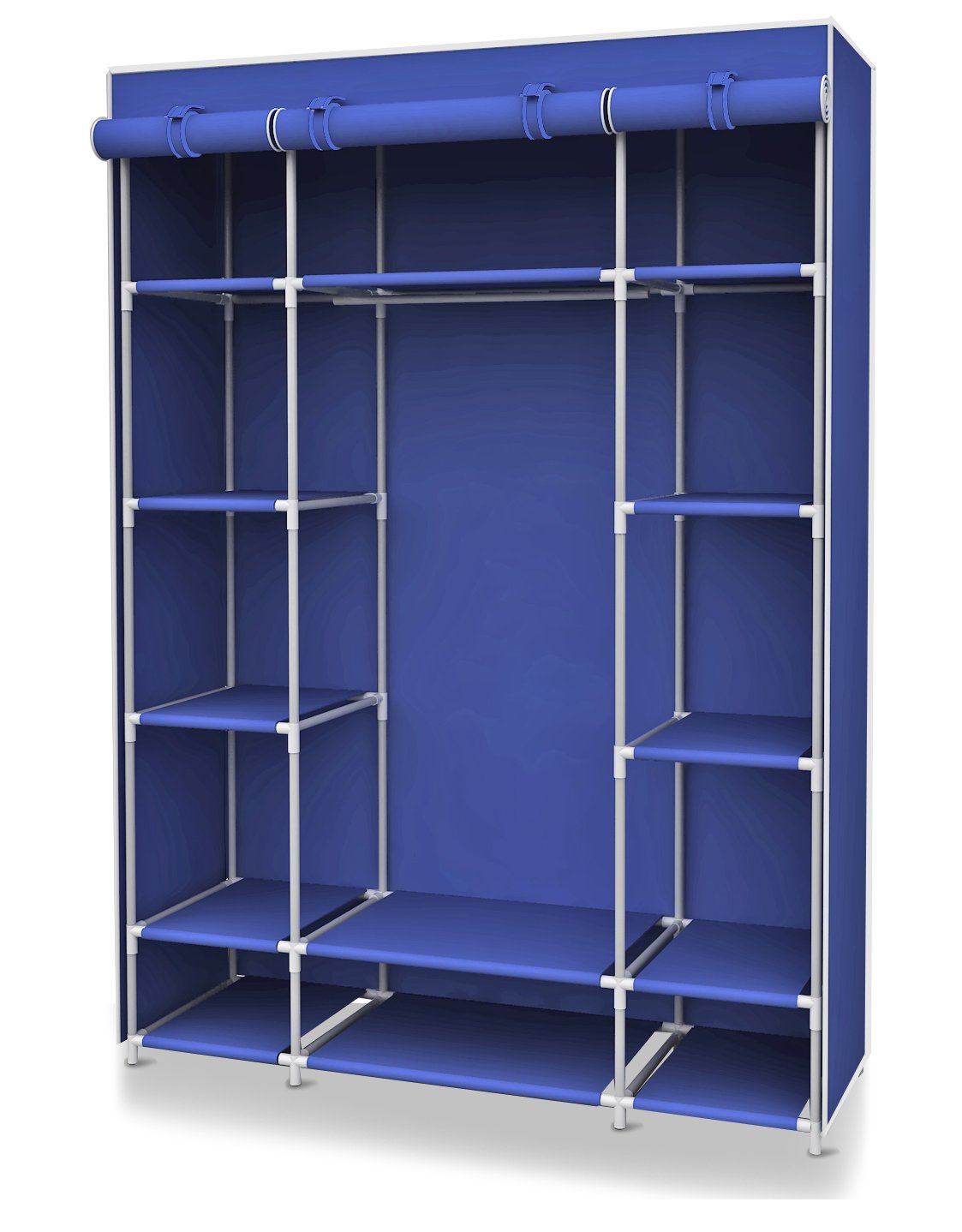 SunbeamSC01507 Storage Closet with Shelving, Navy