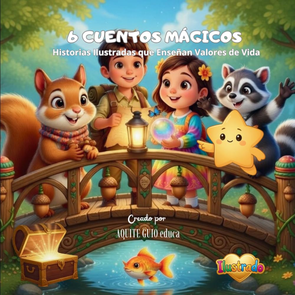6 Cuentos Mágicos con Valores: Historias Ilustradas que Enseñan Valores de Vida