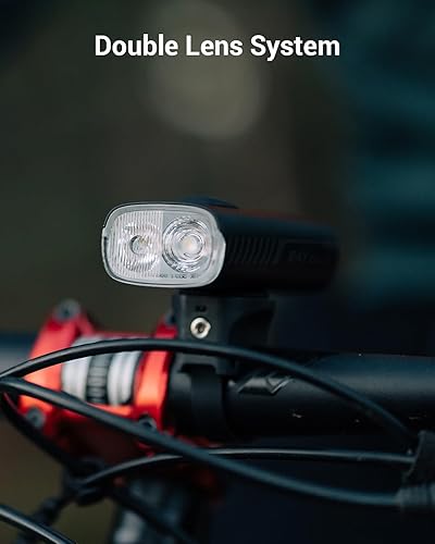 Miniatura 3 de MagicShine Luz de bicicleta RAY 1600BRAY 2600B, USB-C carga rápida IPX6 impermeable, equipada con dos faros LED de alta potencia para bicicleta