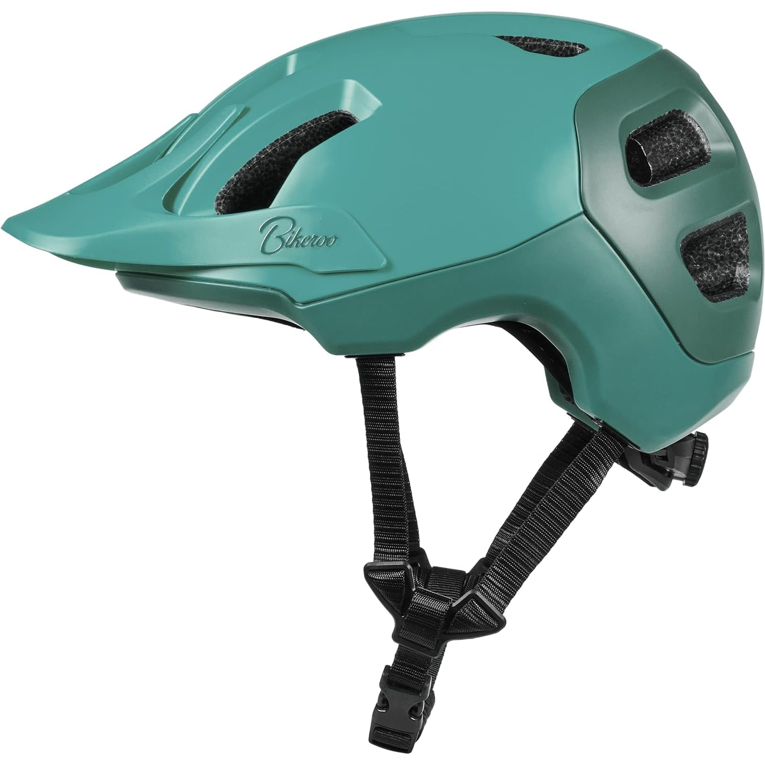 Bikeroo MTB Bike Helmet, Adjustable 56-62 cm / 22" - 24" Circumference, Adult Cycling Safety Head Protection for Road Mountain Bicycles, Protective Headgear Sports Equipment for Outdoor Adventures