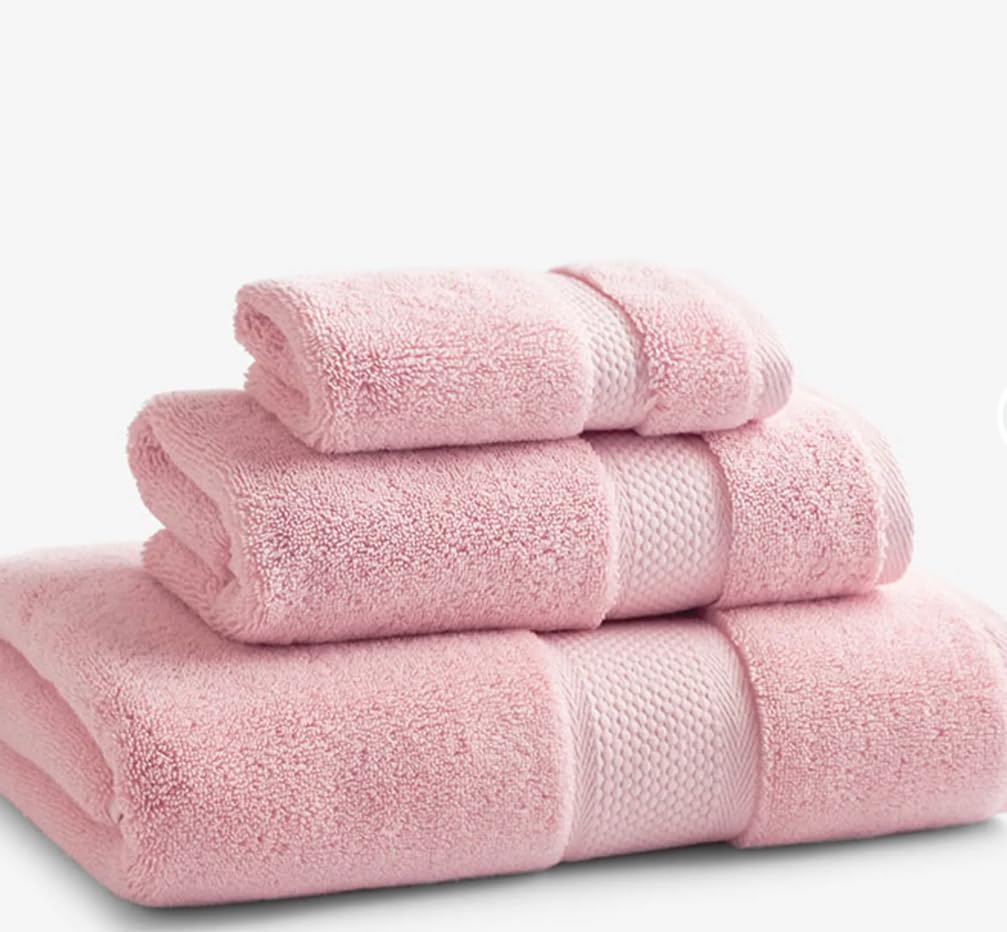 100% Organic Turkish Cotton, 700 GSM. Strabellalife. 6-Piece Towel Set - 2 Bath Towels, 2 Hand Towels, and 2 Wash Cloths, Super Soft & Highly Absorbent (Gray)