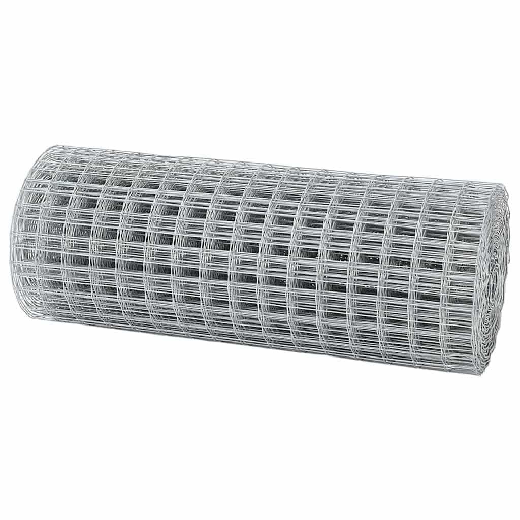 Valla de malla de alambre recubierta de PVC, 8 metros de longitud y 8 metros de altura, 8 m x 0 m, con malla de 100 x 100 mm, valla europea recubierta de PVC negro y verde