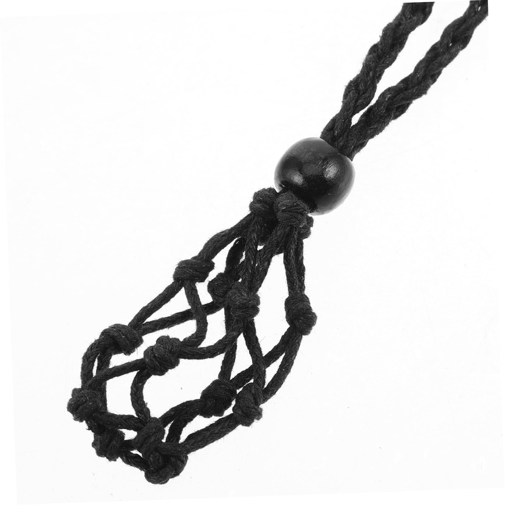 Cordino Collana Intrecciato Regolabile Nero 24 Pezzi per Gioielli | Tessuto, Stile Etnico Artigianale, per Occasioni Formali e Progetti DIY