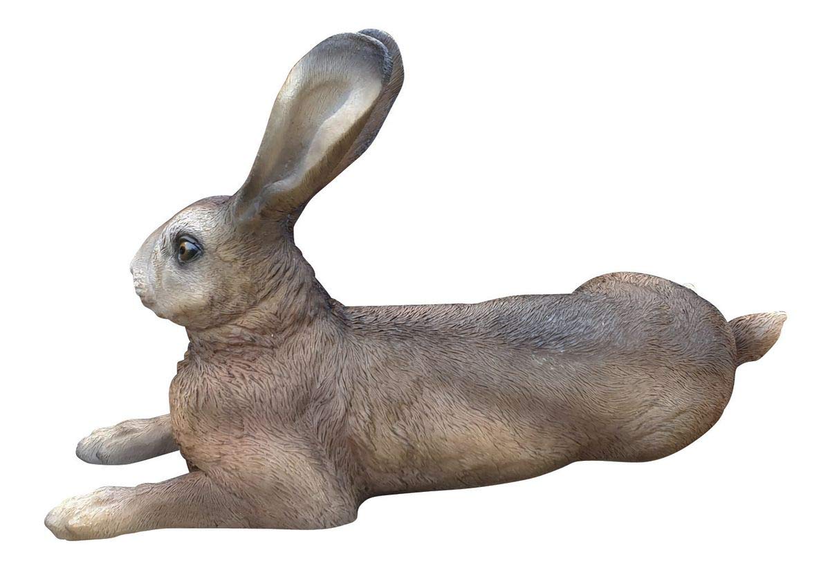 CREATCABIN 2 Stück Kaninchen Metalldekor - Schwarze Gartendekoration 23-31,6x30cm