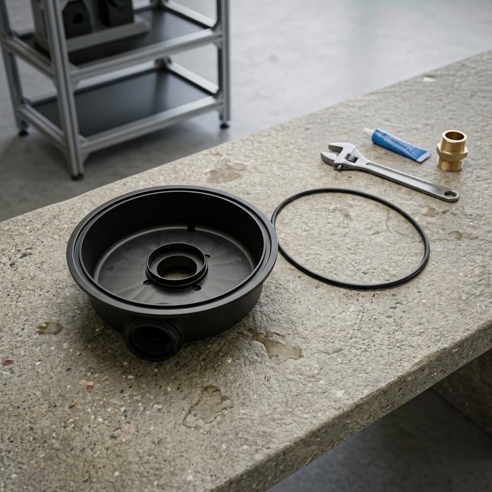 355468 Boîtier avant de rechange pour pompe de piscine Noir