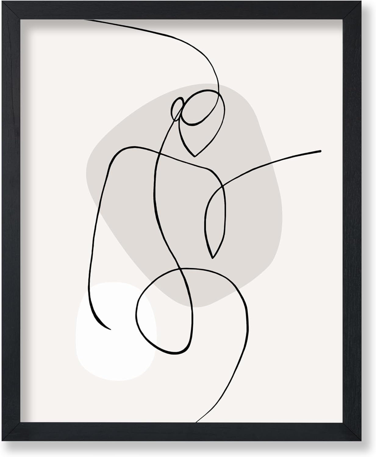 Poster Master Póster minimalista vintage, impresión abstracta retro, dibujo de líneas, simple, moderno, liso, arte de pared sin marco, regalo para