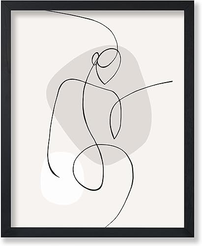 Poster Master Póster minimalista vintage, impresión abstracta retro, dibujo de líneas, simple, moderno, liso, arte de pared sin marco, regalo para