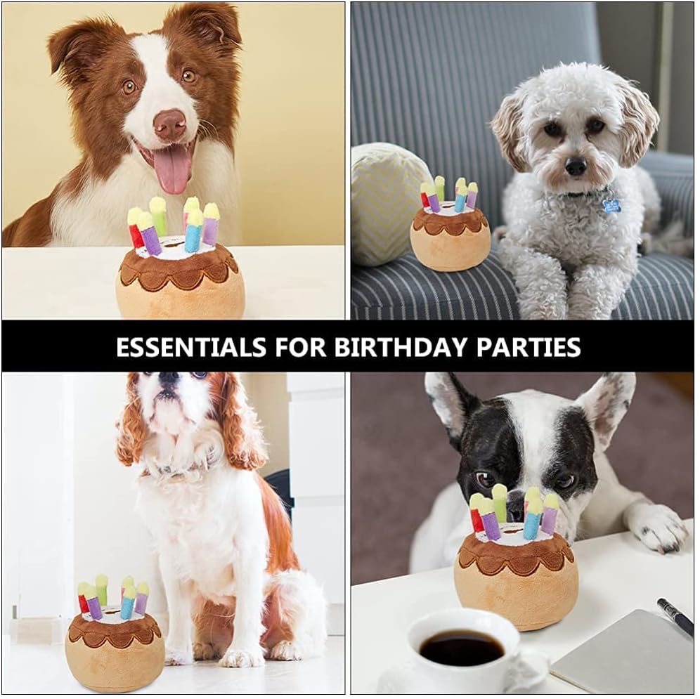 クリスマス特集22 犬用 バースデーカップケーキ 音が鳴るおもちゃ 新品タグ付き Pcinsurances Ie