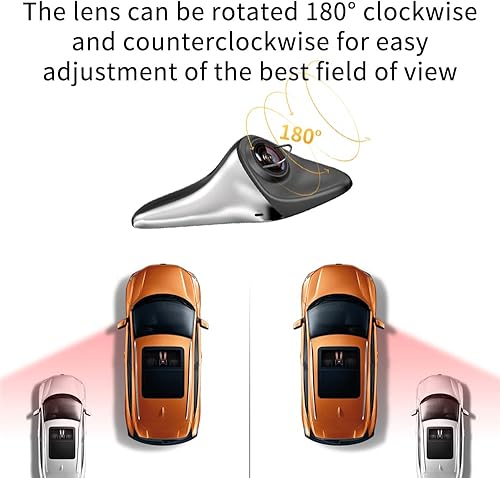 Miniatura 5 de Cámara de visión lateral Sistema de vigilancia HD de 7 pulgadas, cámara de punto ciego impermeable IP68, pantalla LCD HD, sistema de asistencia de