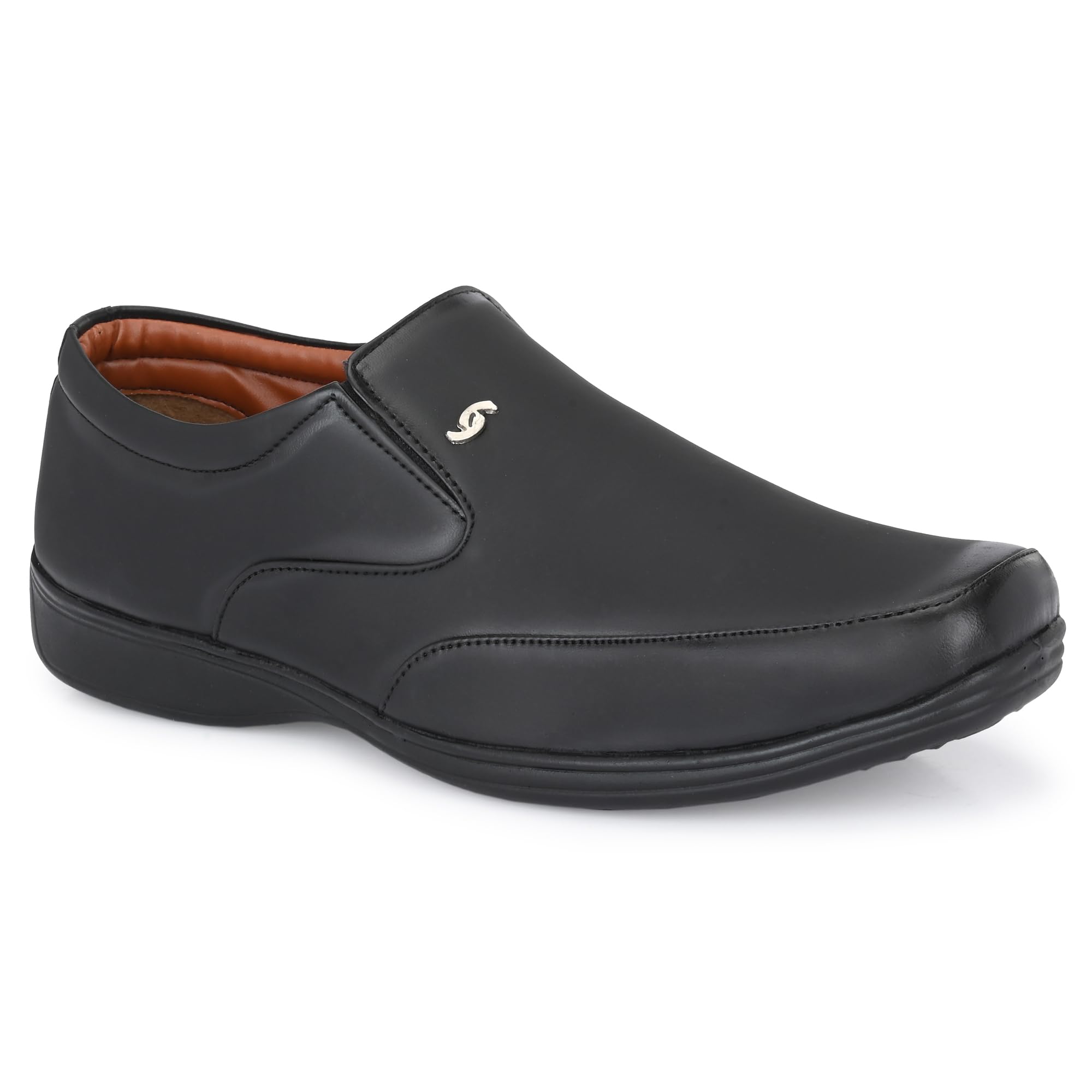 leepeeter Mens Slip-on Formal Shoes, Classic, Timeless and Durable Formal Shoes with a Smart and Sleek Upper, Crafted Material, Black-picture-22
