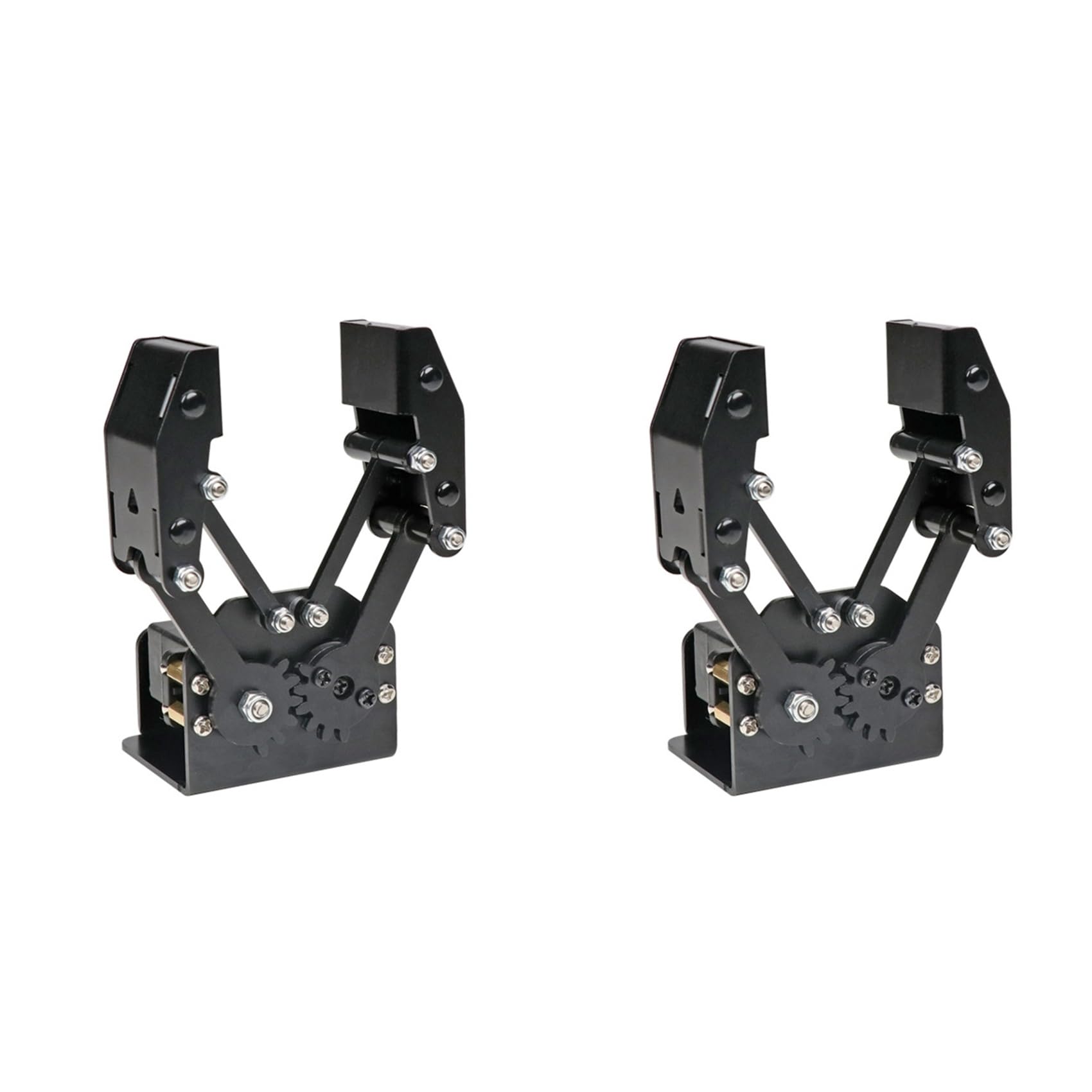 2X Pinza Robotica con Meccanico in Metallo Servo Digitale Lega Braccio Manipolatore con Grande Robot DIY