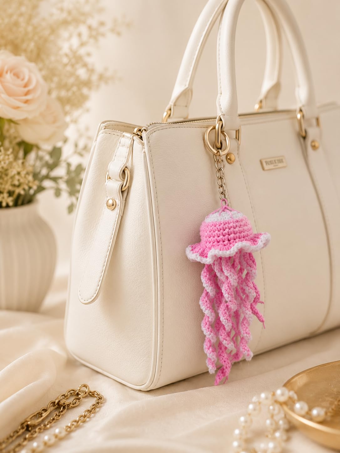 Stylish Keychain for Women | Durable Key Ring Holder for Car, Bike, Home & Office Keys | Lightweight Designer Keychain Gift Accessory-picture-22